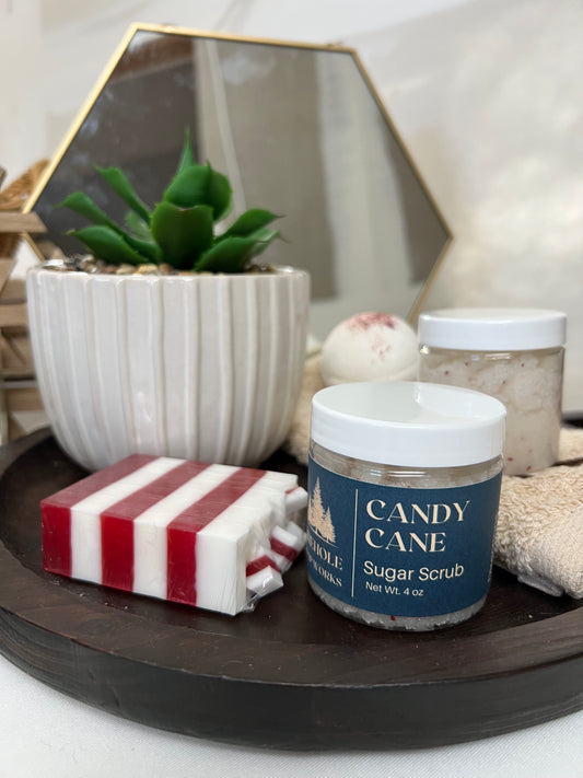 Candy Cane Sugar Scrub