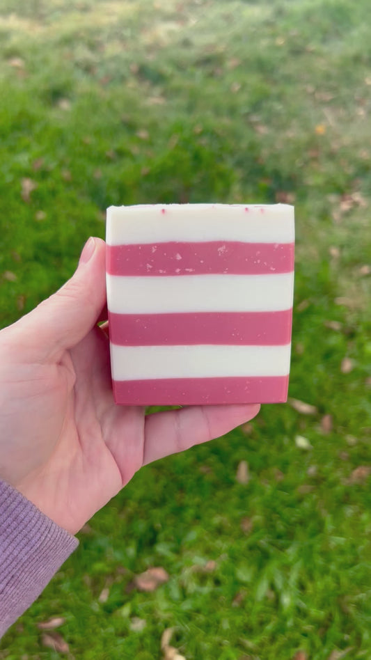 Candy Cane Soap